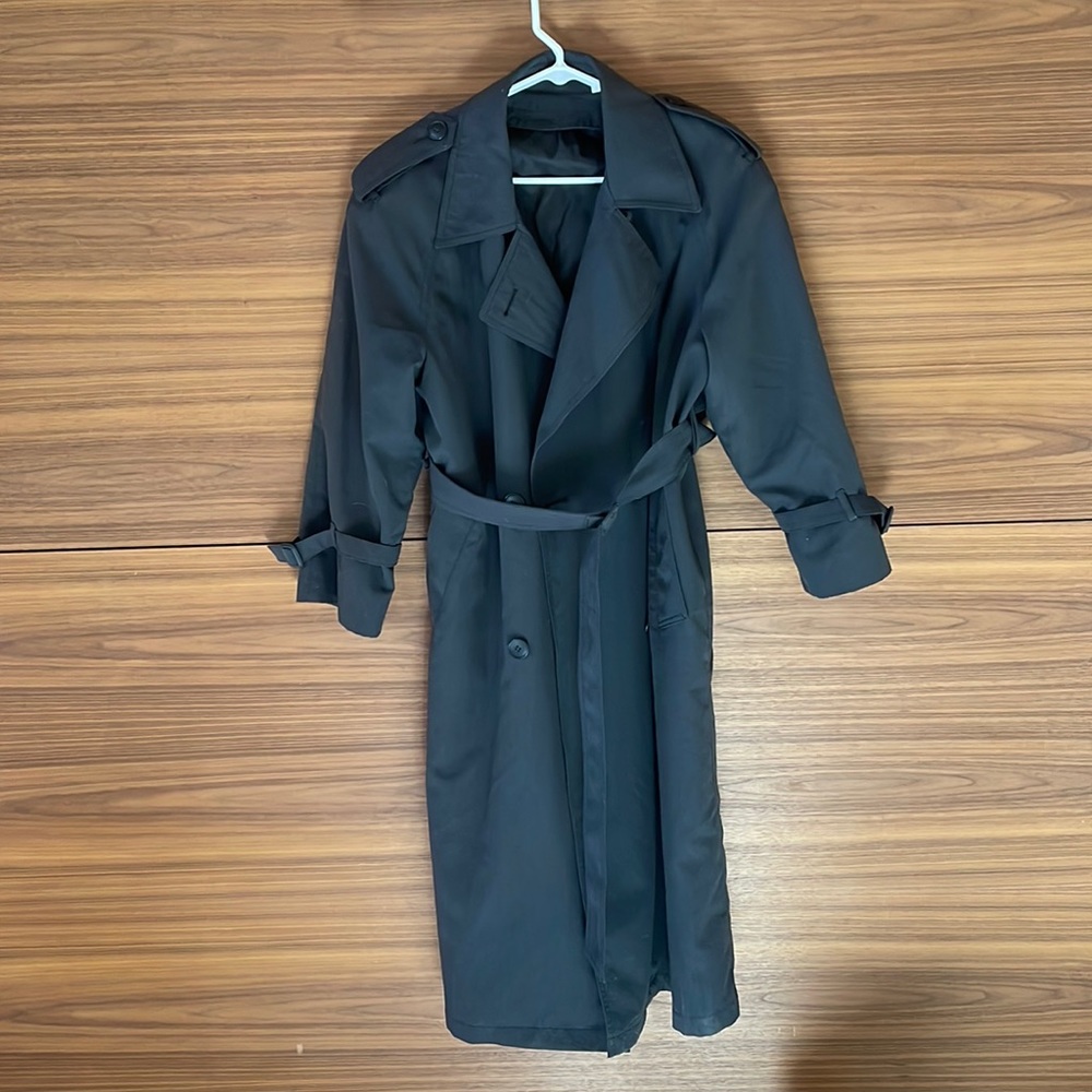 Lightweight London Fog Double Breasted Trench Coat